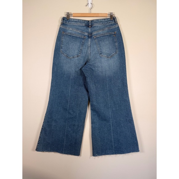 Madewell Classic Blue Wide Leg Jeans - Picture 5 of 8